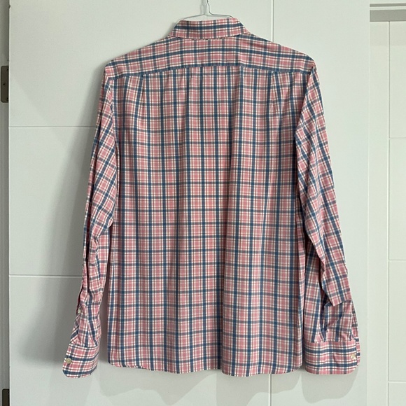 J. Crew - Medium slim fit - plaid shirt in pink and blue - Picture 3 of 4